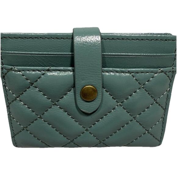 Kurt Geiger London Wallet Leather Card Holder Mid Blue NWT - Picture 1 of 4